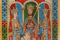 Friedrich Babarossa und seine Söhne in der Welfenchronik